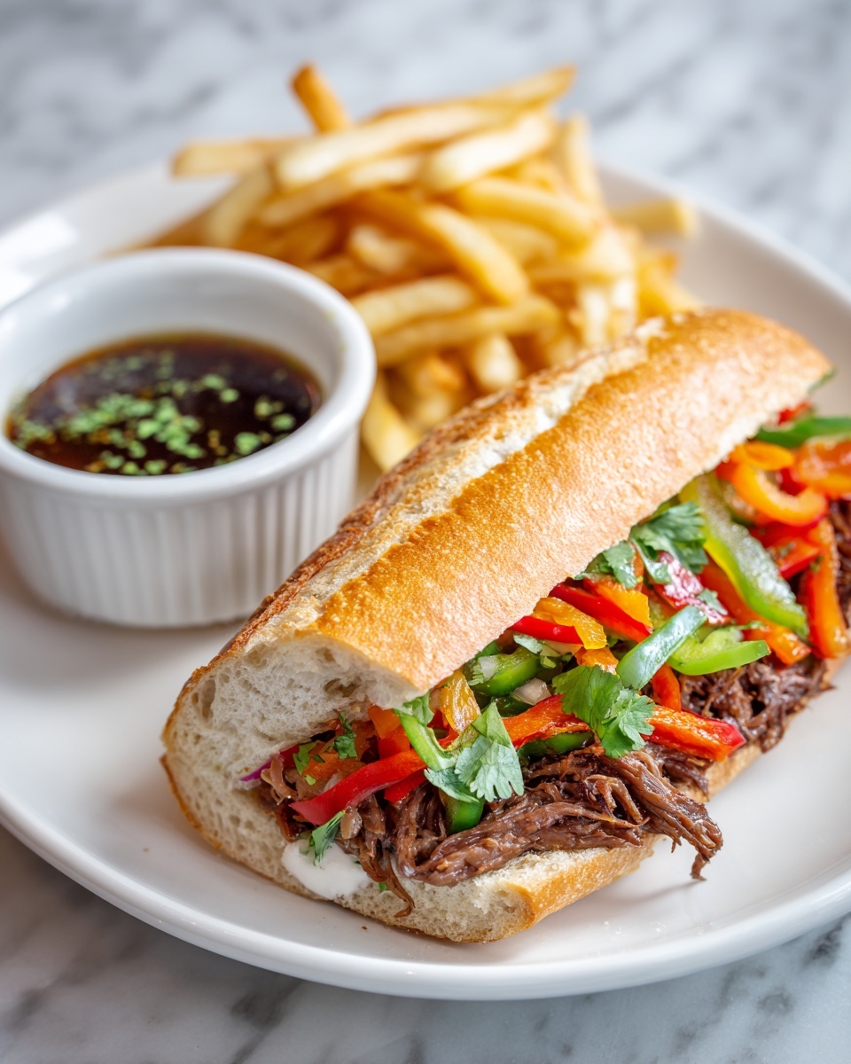 Homemade Chicago Italian Beef Sandwich Recipe - Recipe Image