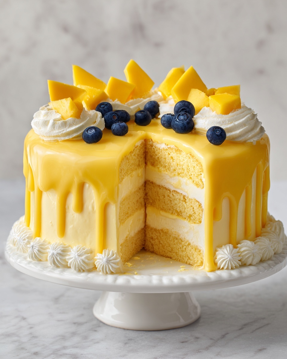 Mango Mousse Cake Recipe - Recipe Image