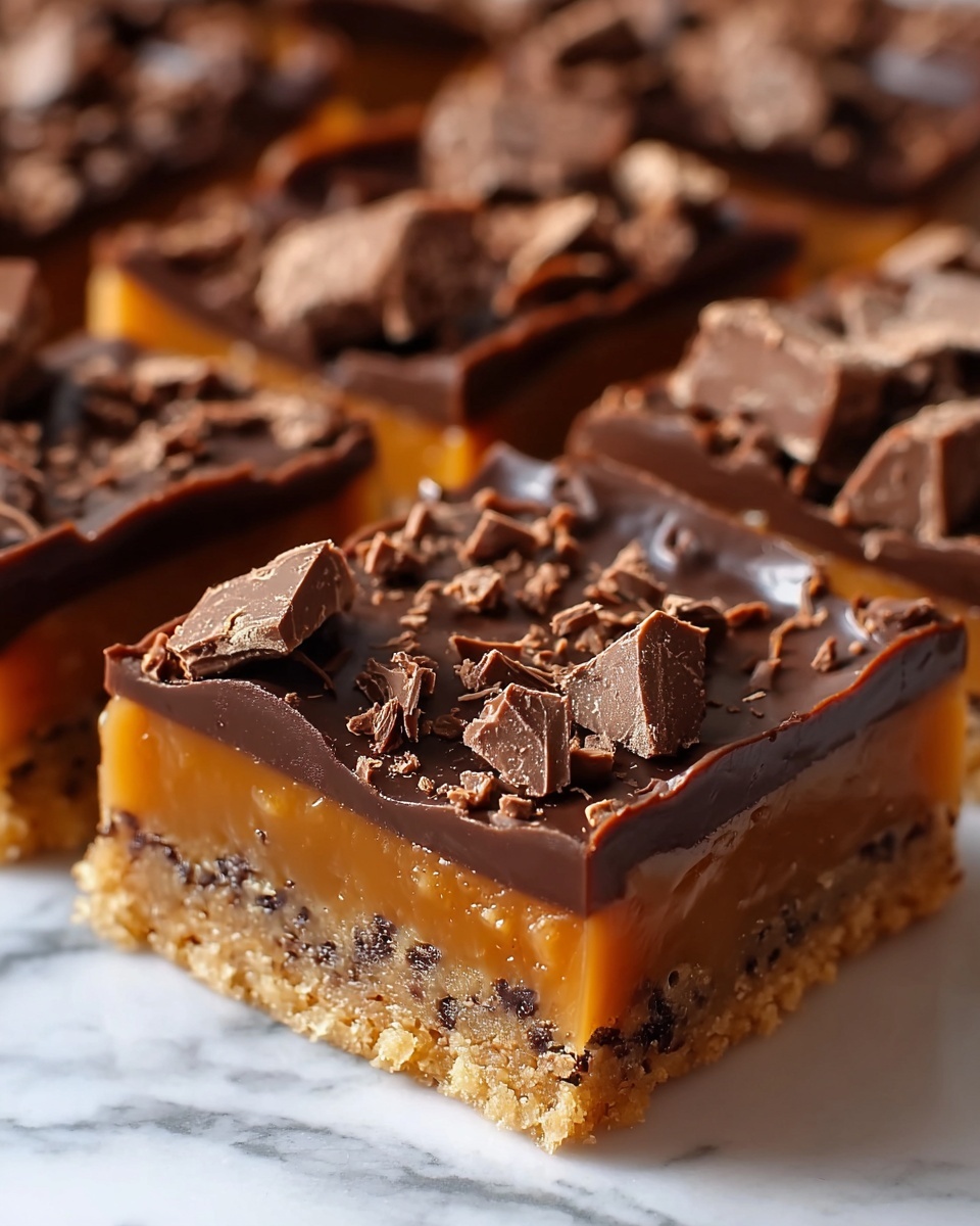 Butterfinger Caramel Bars with Layers of Sweet Crunch and Chocolate Recipe - Recipe Image