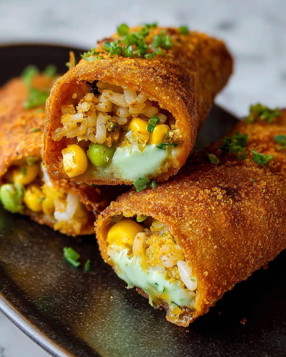 Crispy Elote Egg Rolls Recipe - Recipe Image