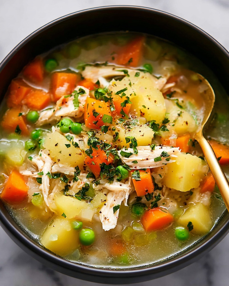 Crockpot Chicken Vegetable Soup Recipe - Recipe Image