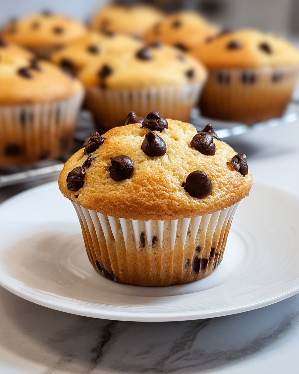 Easy Chocolate Chip Muffins Recipe - Recipe Image