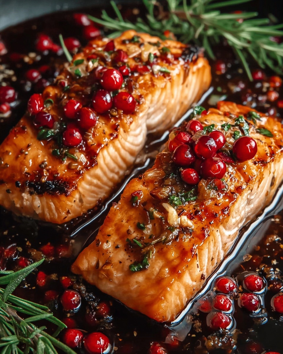 Christmas Salmon with Maple-Dijon Glaze and Roasted Citrus Recipe - Recipe Image