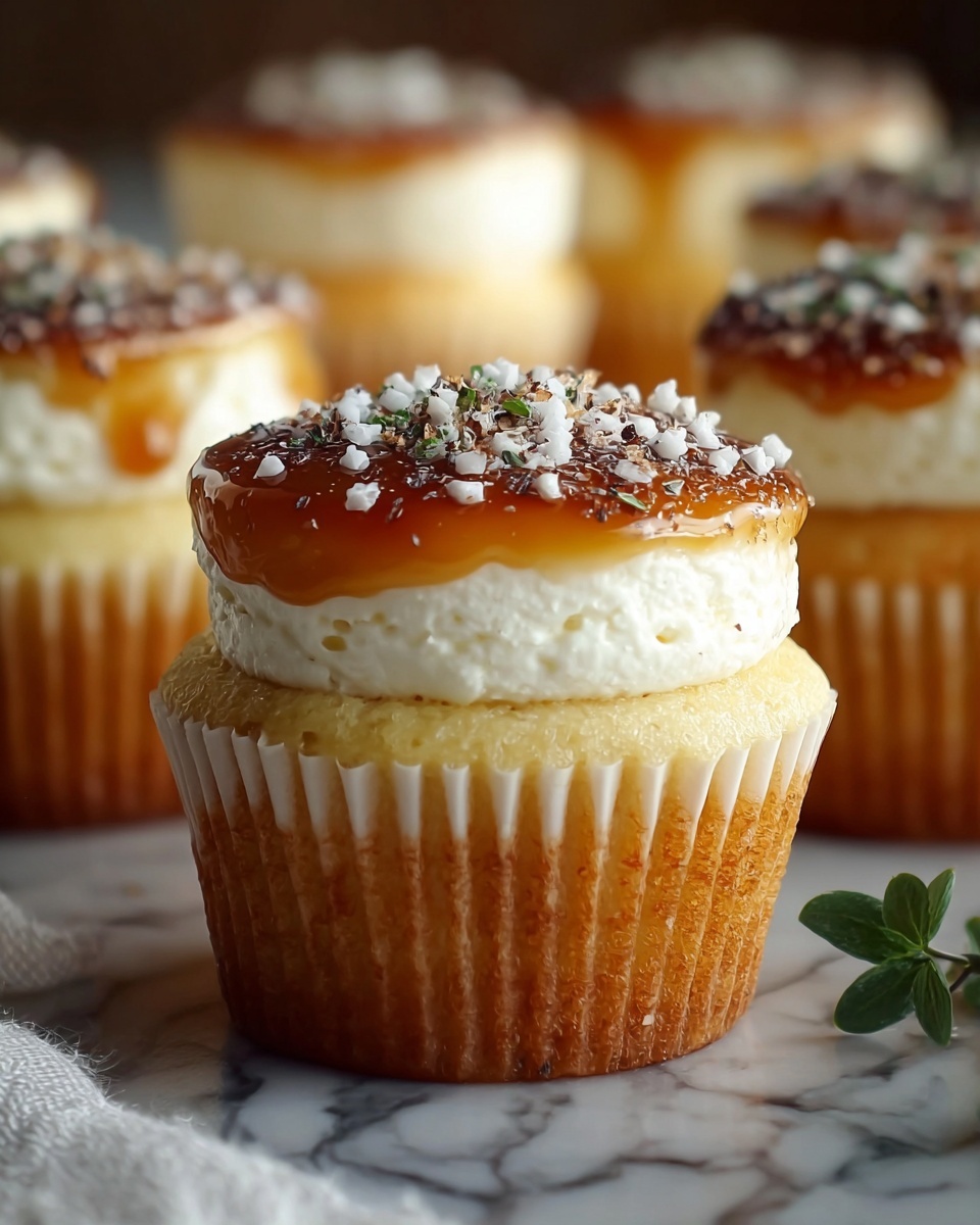 Vanilla Bean Crème Brûlée Cheesecake Cupcakes Recipe - Recipe Image