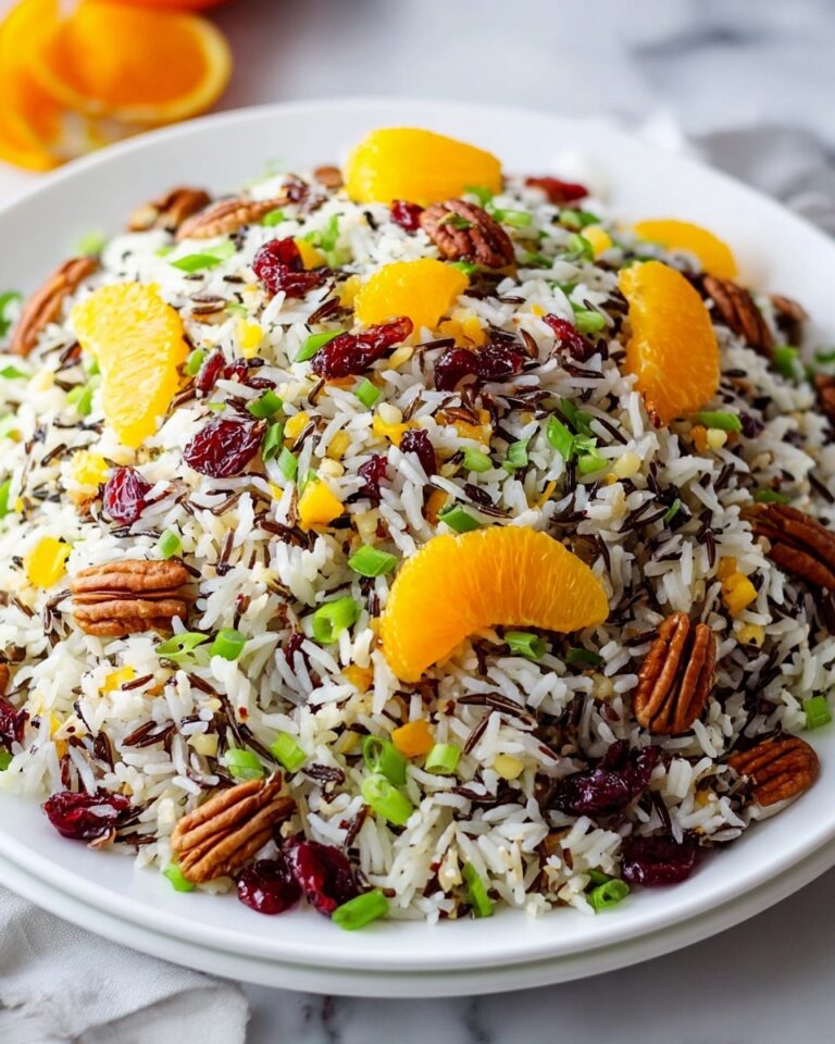 Wild Rice Salad with Orange and Cranberries Recipe