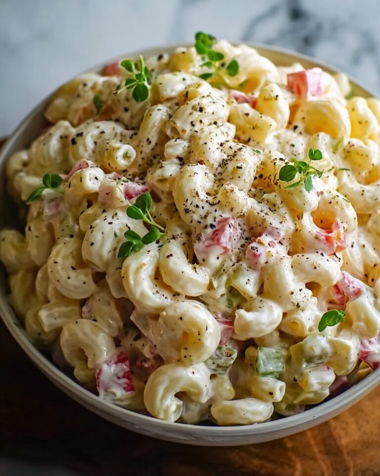 Sweet Amish Macaroni Salad Recipe