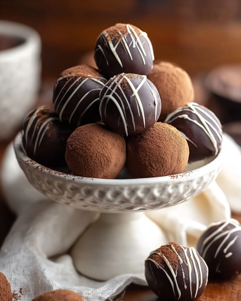Dark Chocolate Coffee Truffles Recipe - Recipe Image
