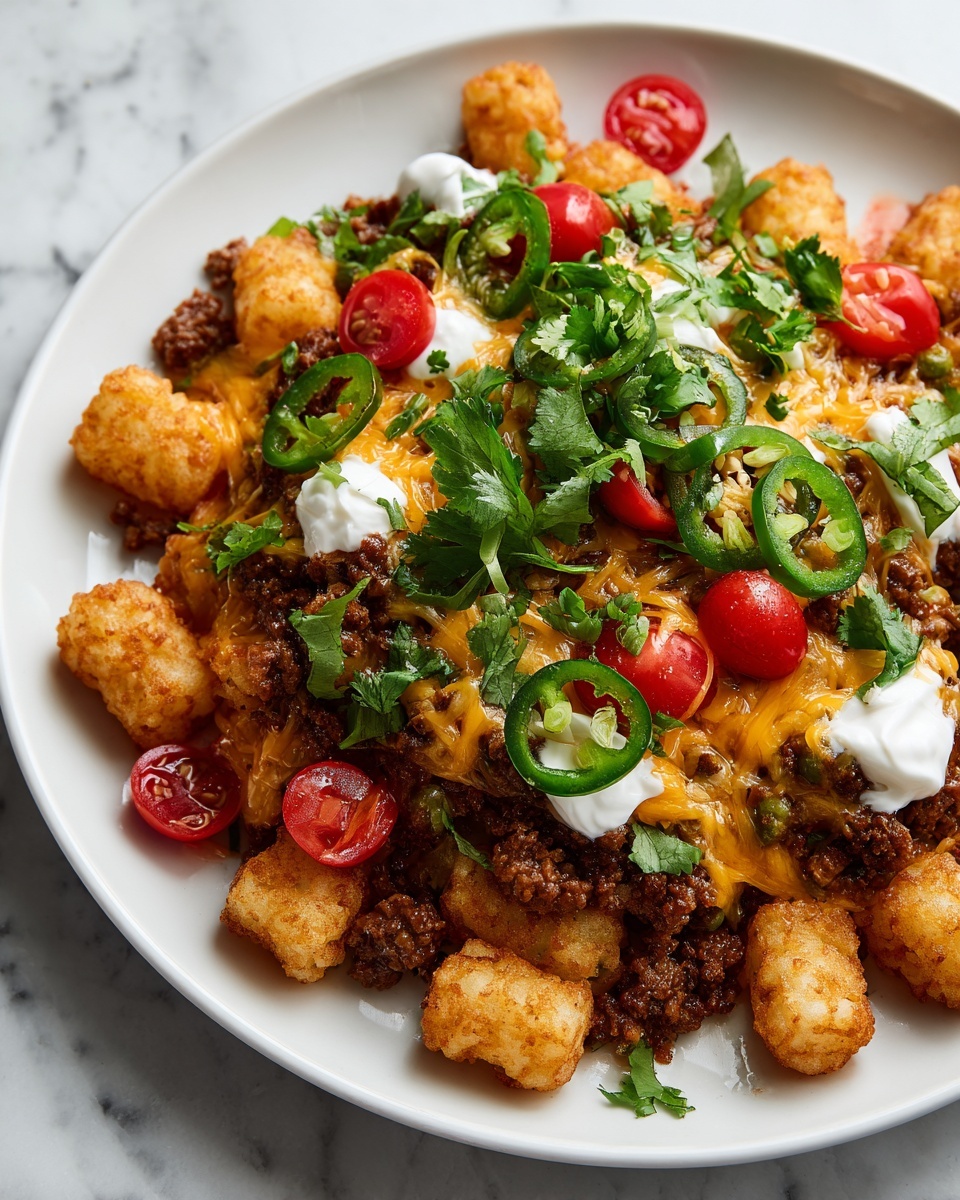 Tachos (Tater Tot Nachos) Recipe - Recipe Image