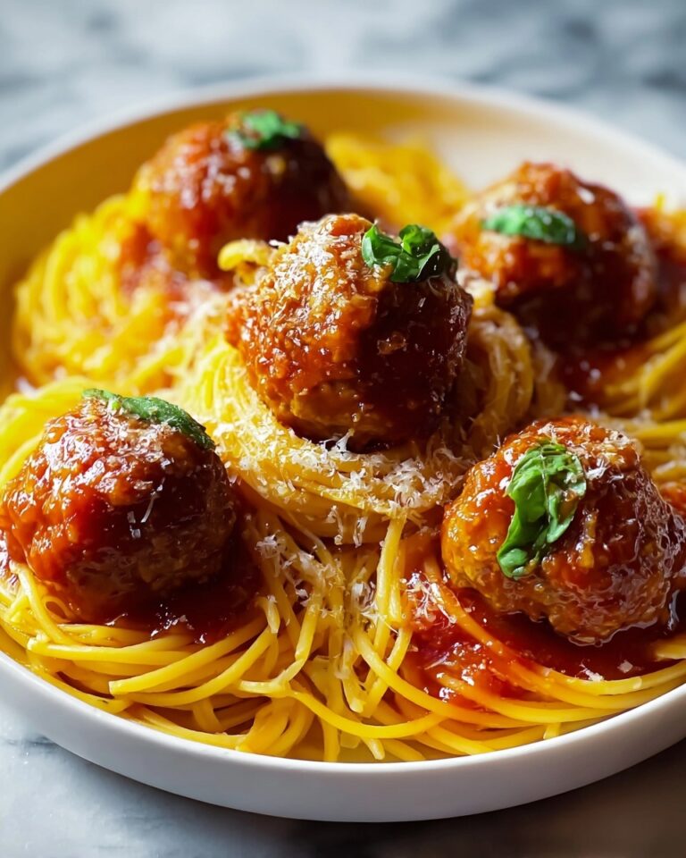 Meatballs in Spaghetti Nests Recipe