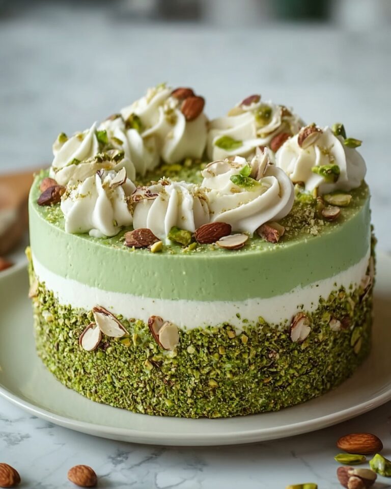 Pistachio Cream Cake Recipe