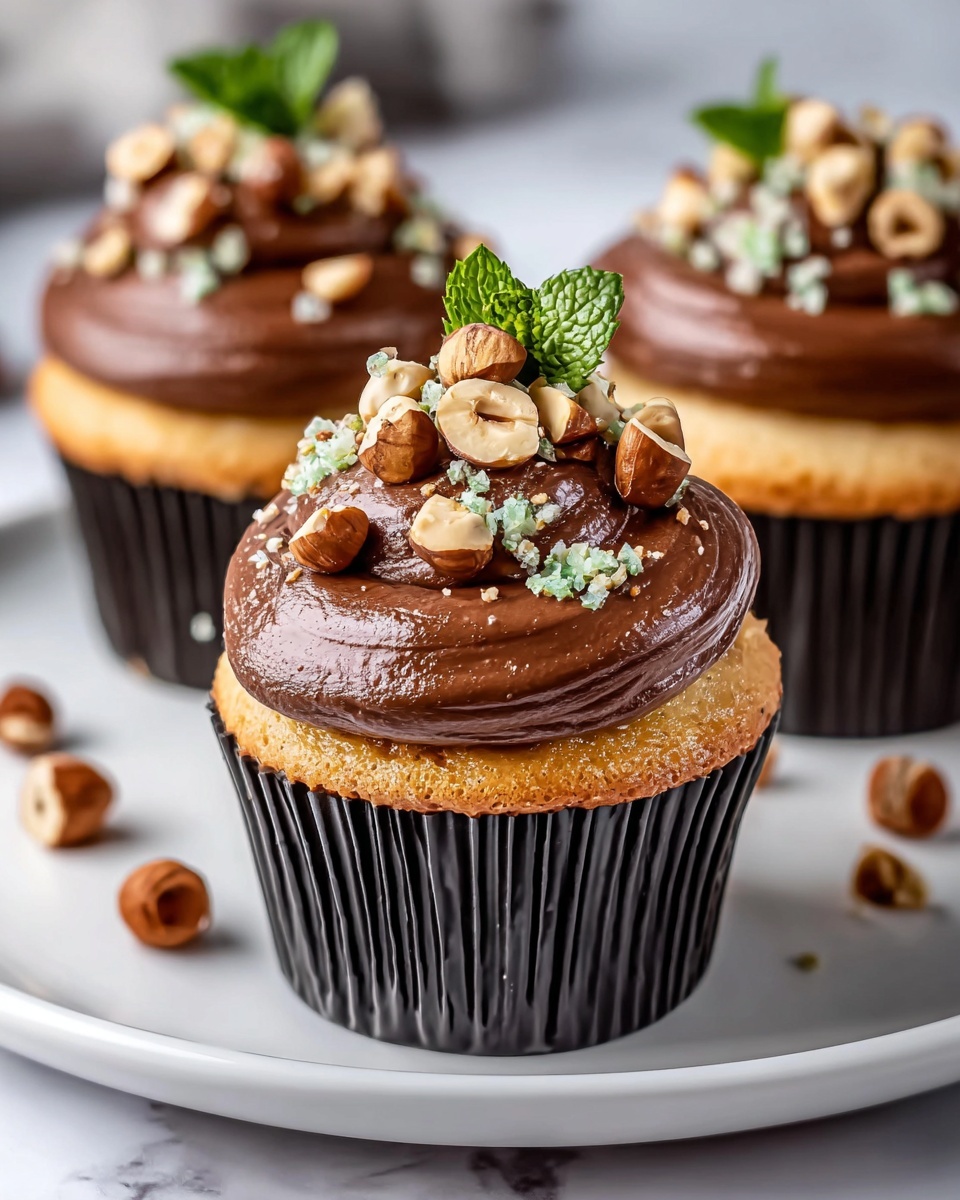 Nutella Hazelnut Cupcakes Recipe - Recipe Image