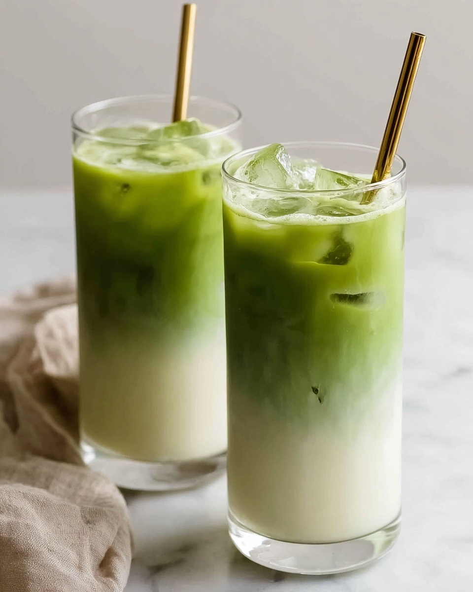 Iced Matcha Latte Recipe - Recipe Image