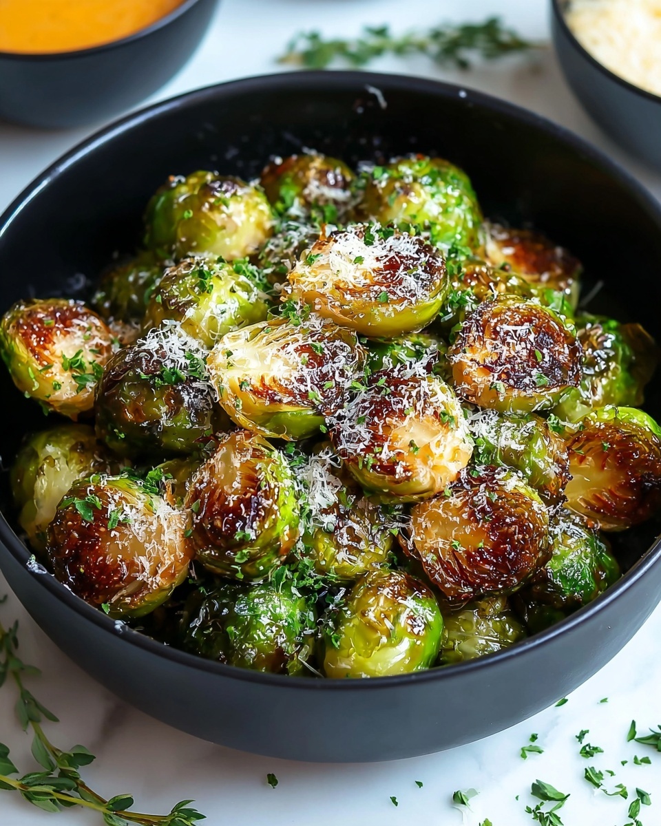 Crispy Parmesan Brussels Sprouts Recipe - Recipe Image