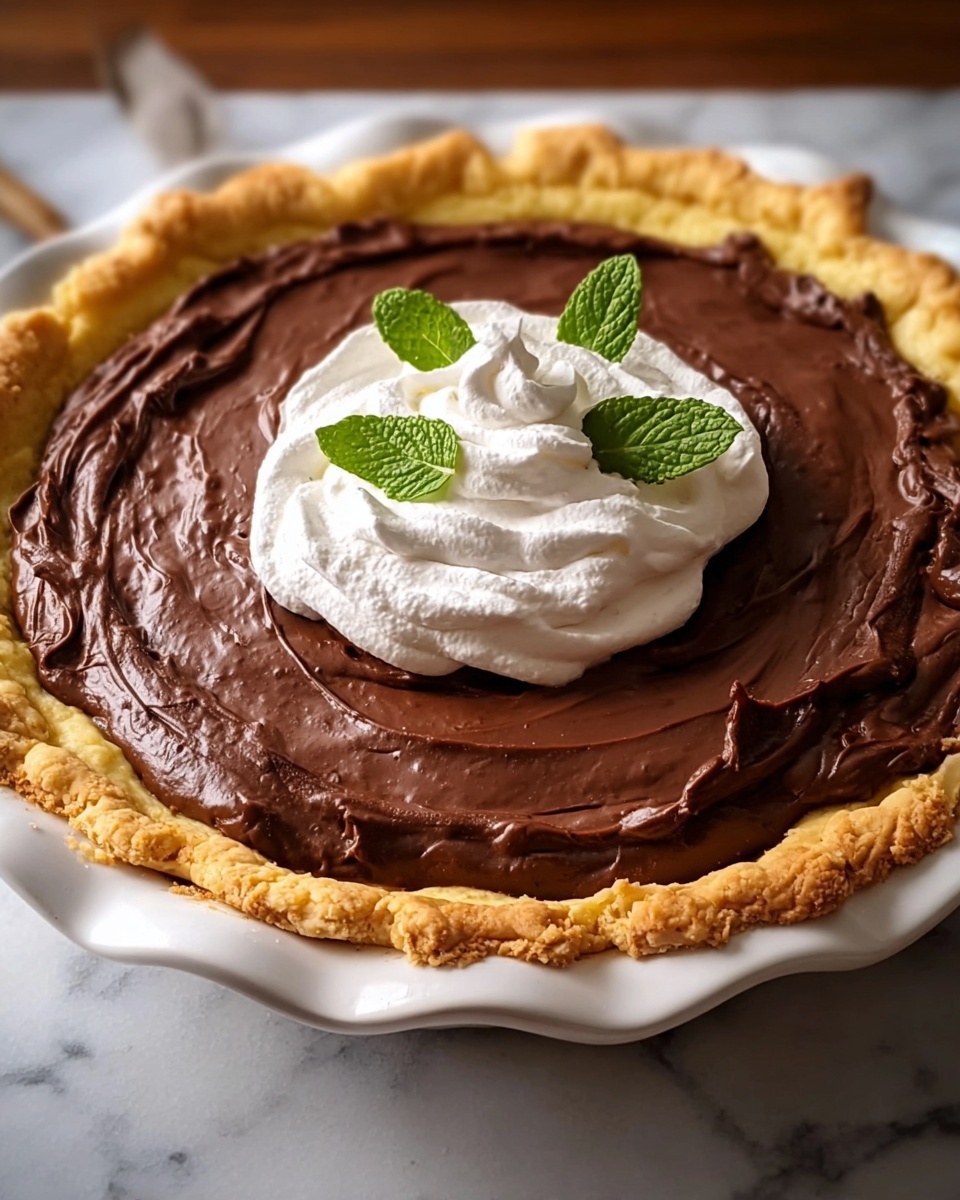 Old-Fashioned Chocolate Cream Pie Recipe - Recipe Image