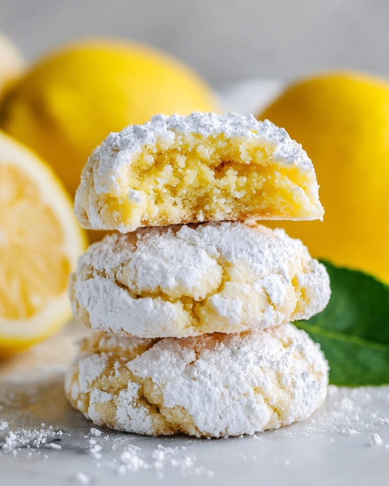 Lemon Crinkle Cookies Recipe