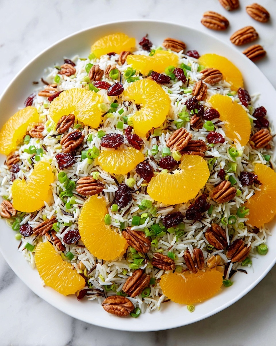 Wild Rice Salad with Orange and Cranberries Recipe - Recipe Image