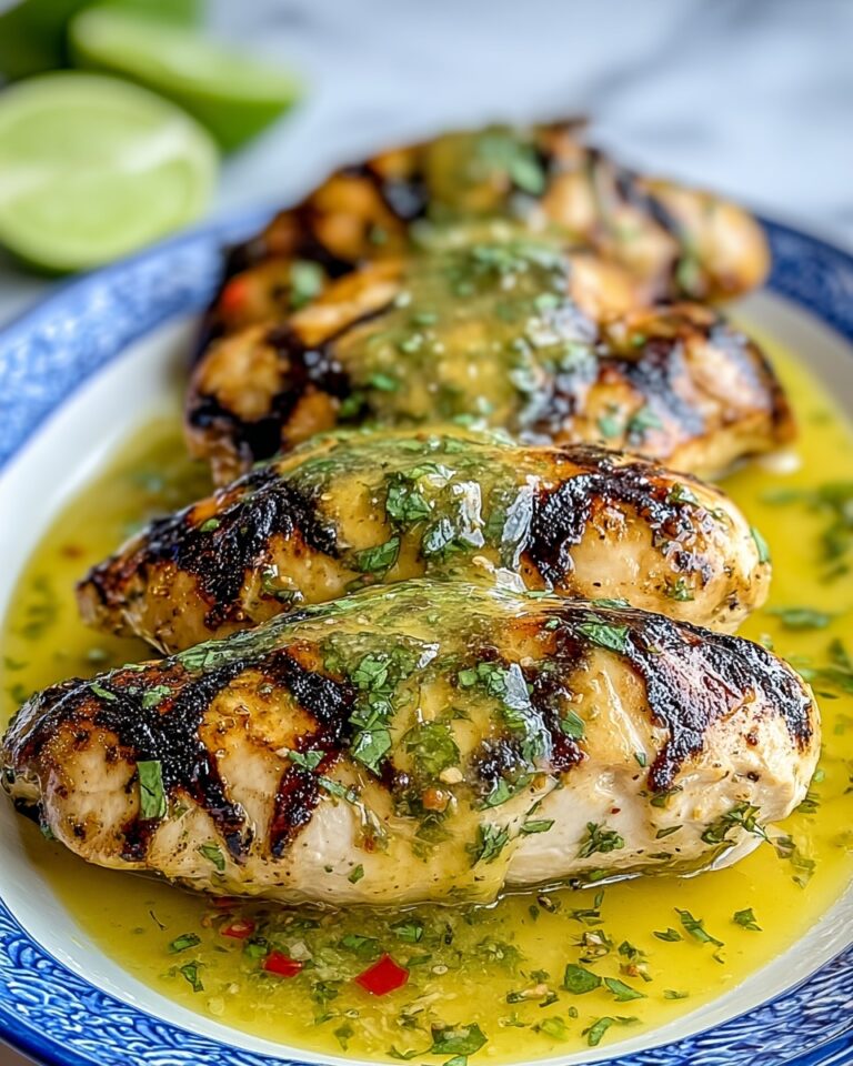 Grilled Salsa Verde Pepper Jack Chicken Recipe