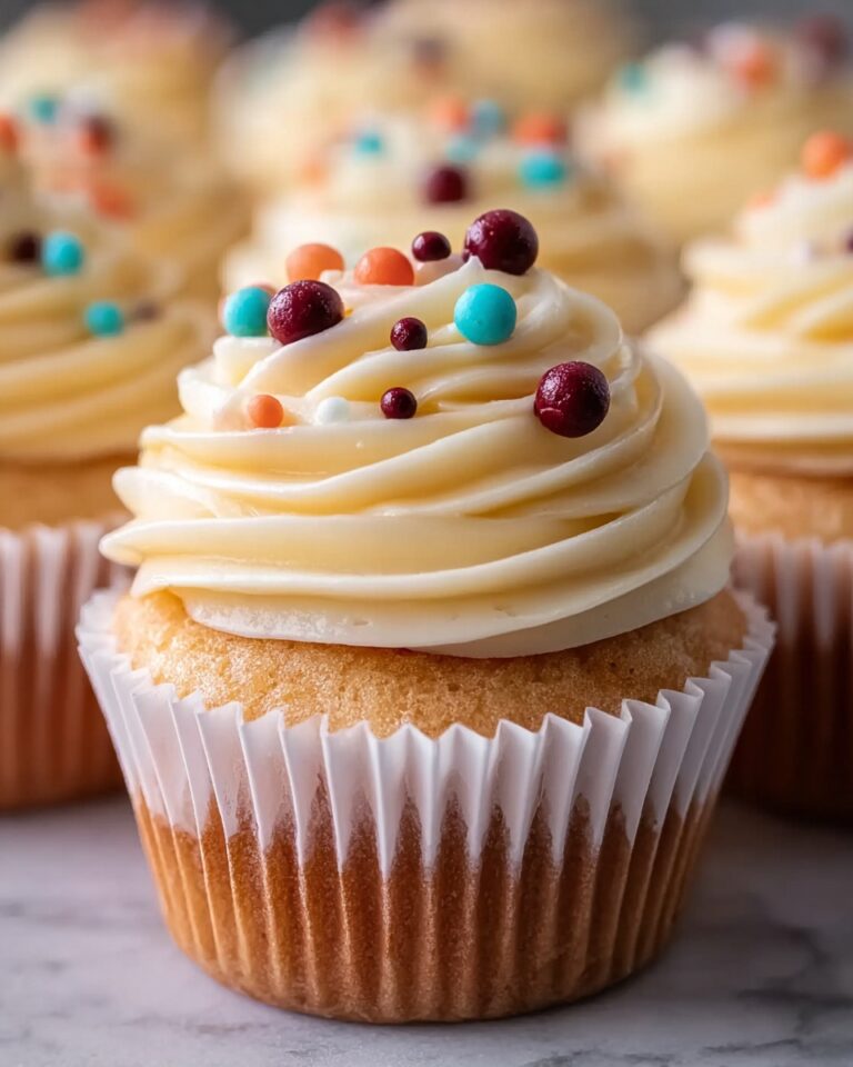 Classic Vanilla Cupcakes with Creamy Frosting Recipe