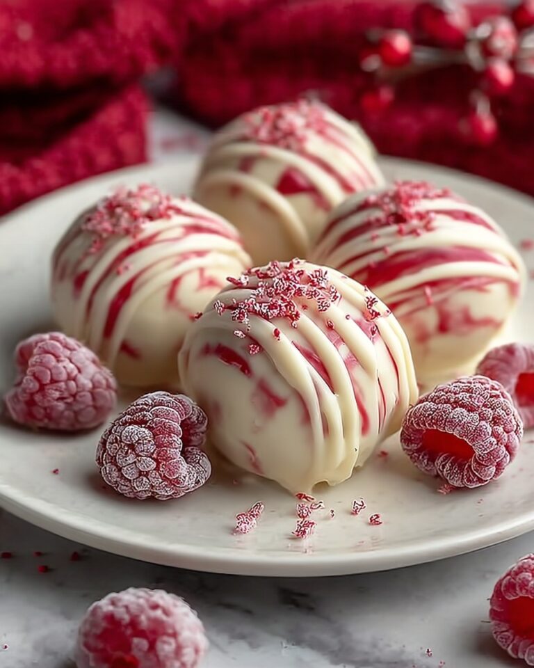 White Chocolate Raspberry Cheesecake Balls Recipe