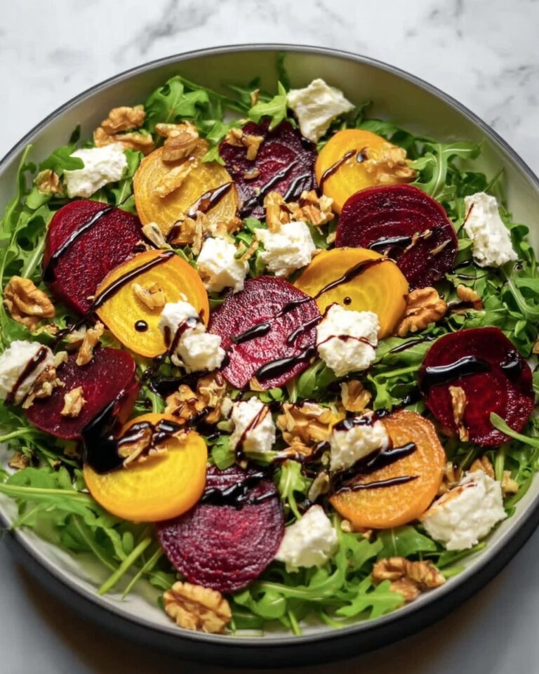 Beet Salad with Goat Cheese and Balsamic Recipe