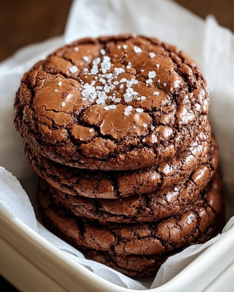 Easy Salted Brownie Cookies Recipe
