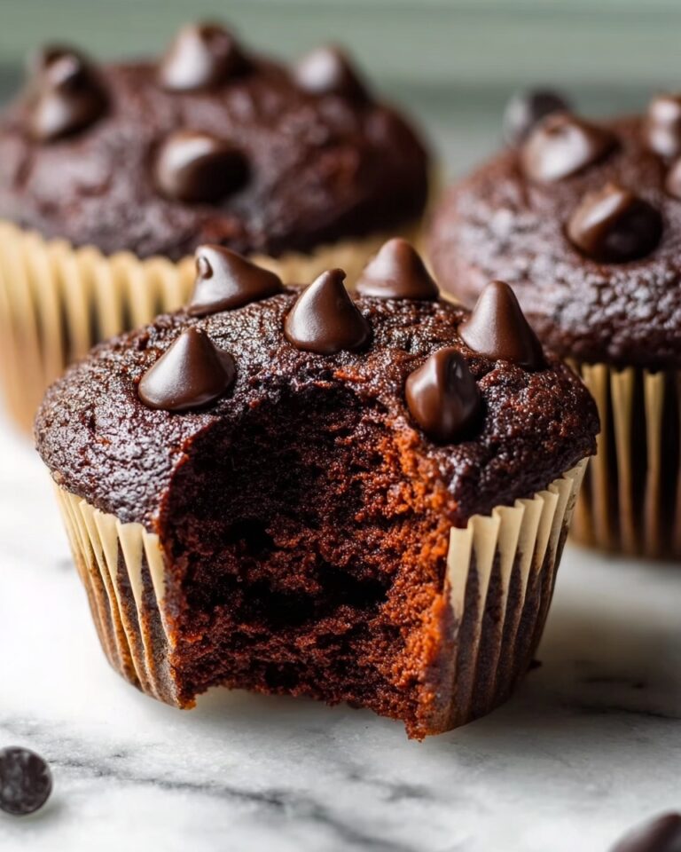 Super Soft Double Chocolate Muffins Recipe