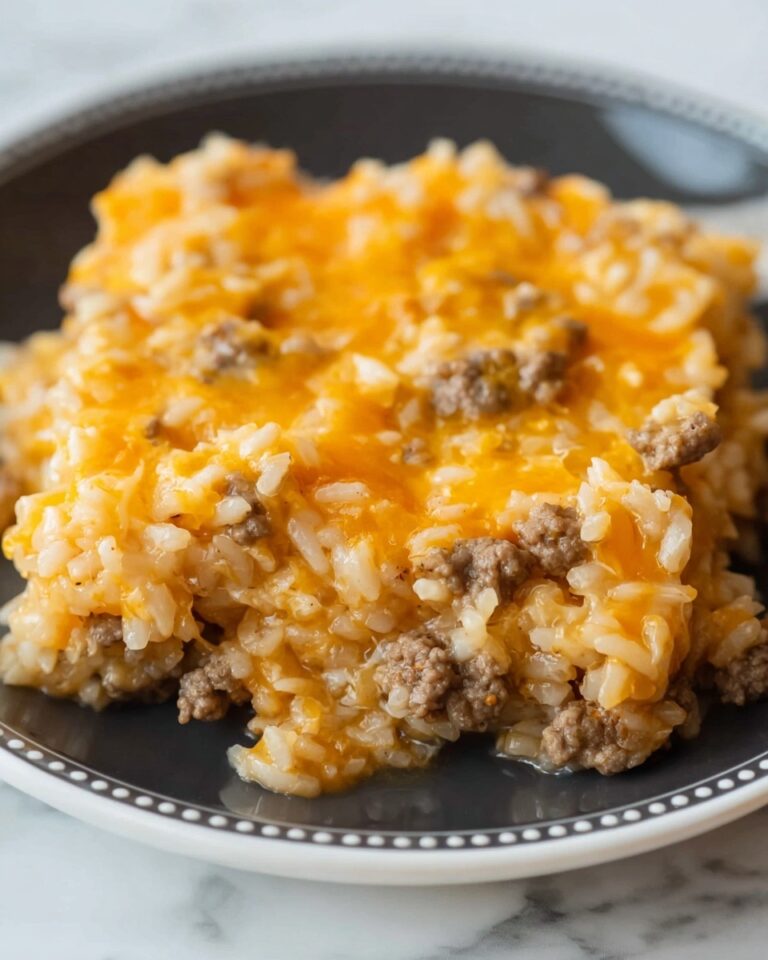 Instant Pot Cheesy Ground Beef and Rice Recipe