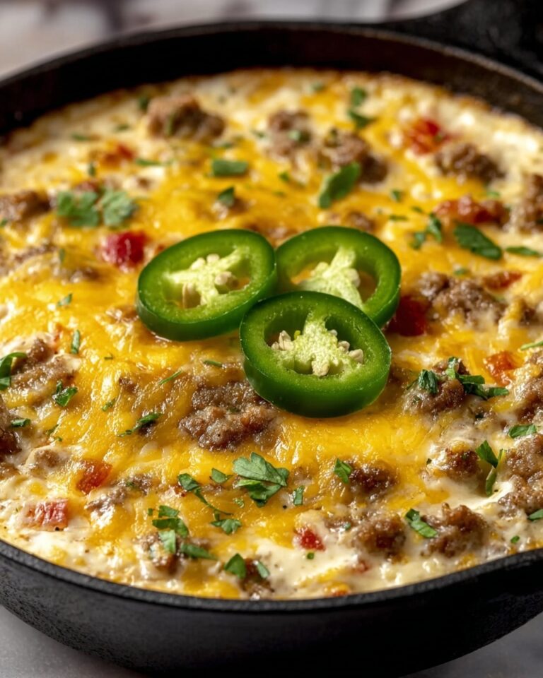 Sausage Jalapeño Popper Dip Recipe