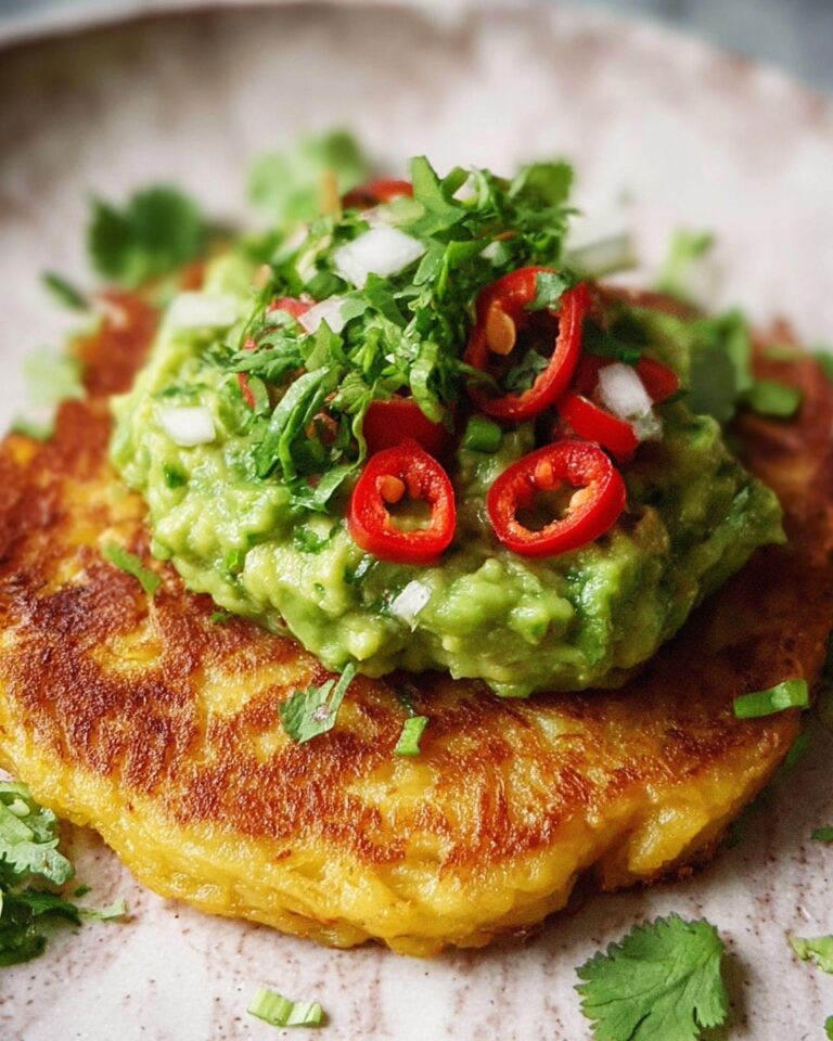 Spicy Smashed Avocado Hash Brown Toasts Recipe