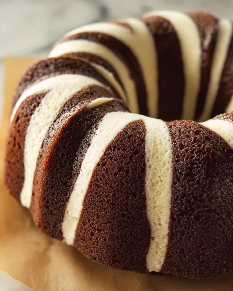 Zebra Bundt Cake Recipe