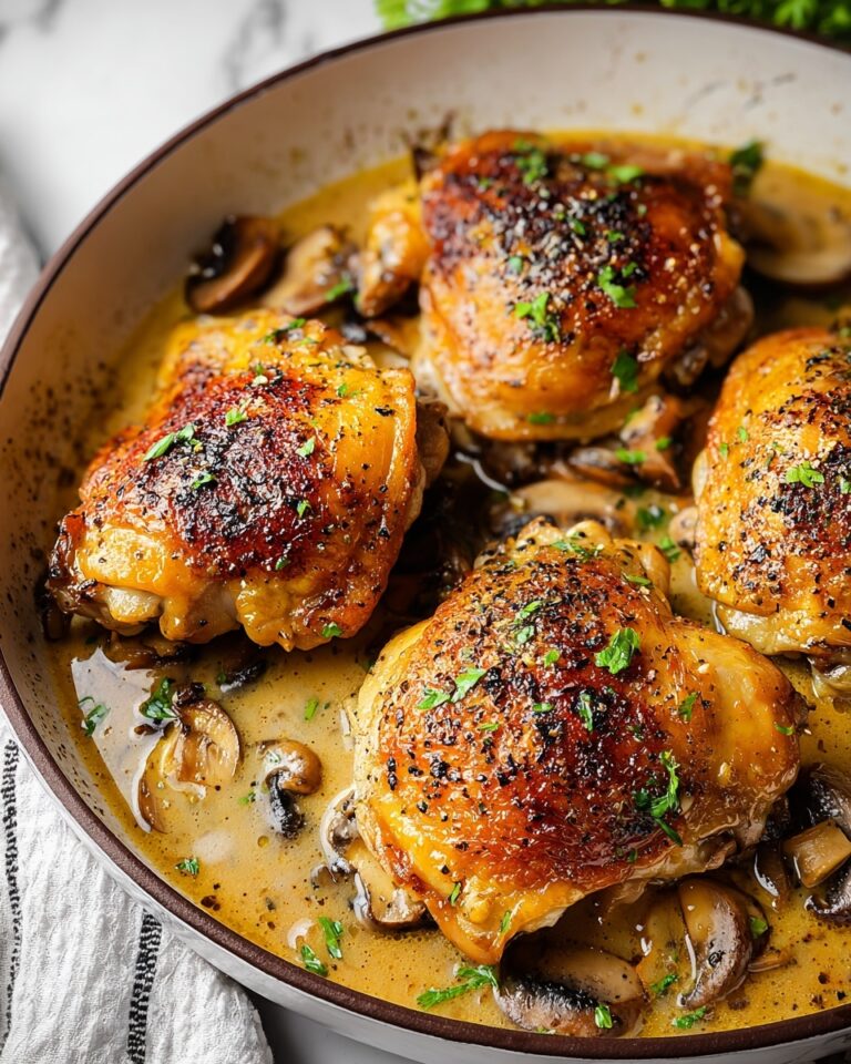 Skillet Chicken Thighs Recipe