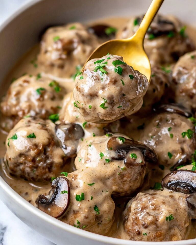 Crockpot Meatball Stroganoff Recipe