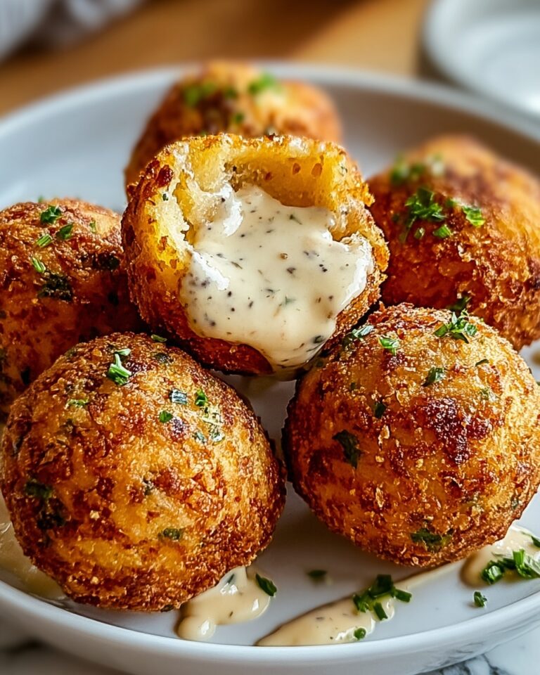 Crispy Reuben Balls with Spicy Thousand Island Dip Recipe