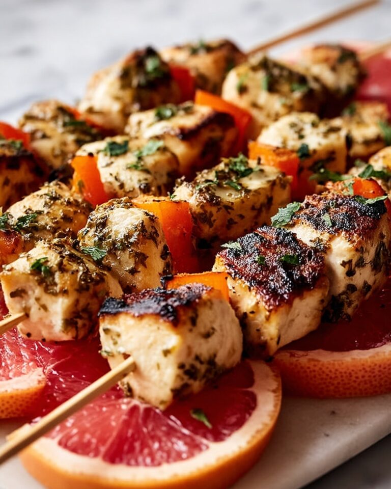 Grilled Chicken Skewers with Florida Grapefruit Recipe