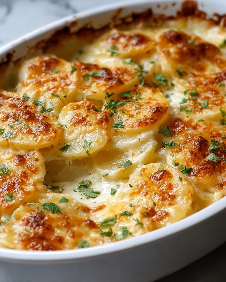 Dad’s Creamy & Cheesy Au Gratin Potatoes Recipe