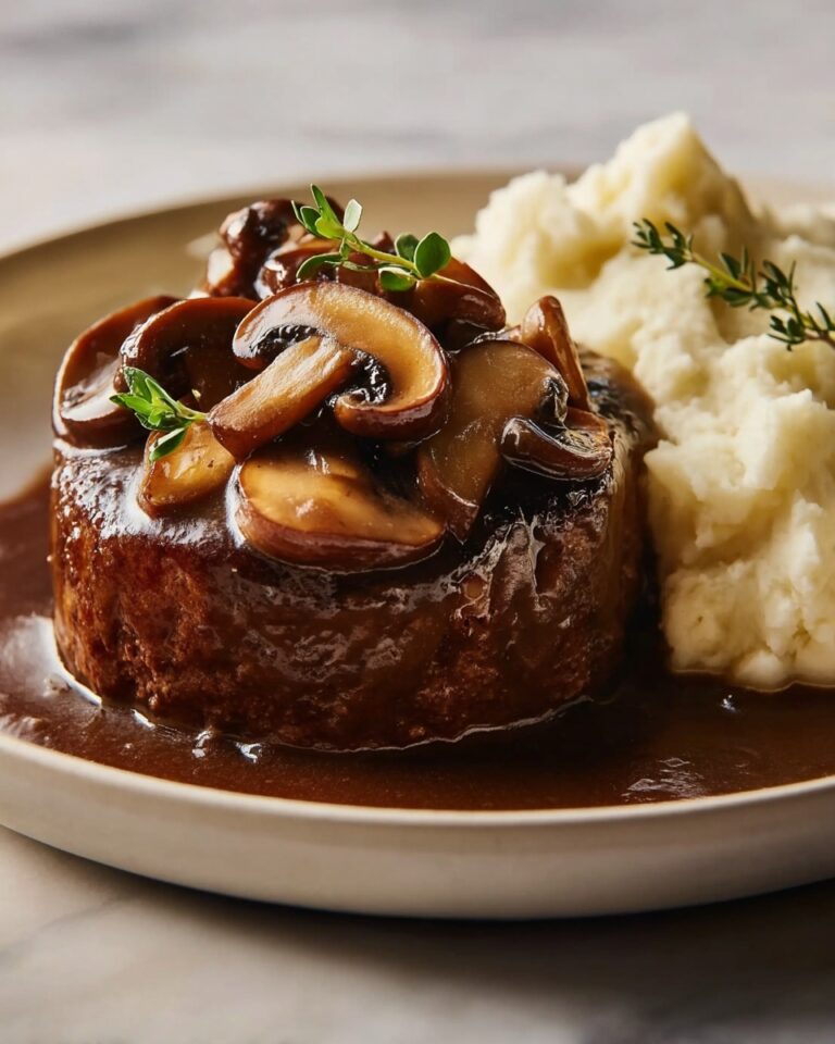 Salisbury Steak with Mushroom Gravy Recipe