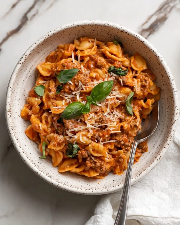 Ground Beef Orzo Skillet Recipe