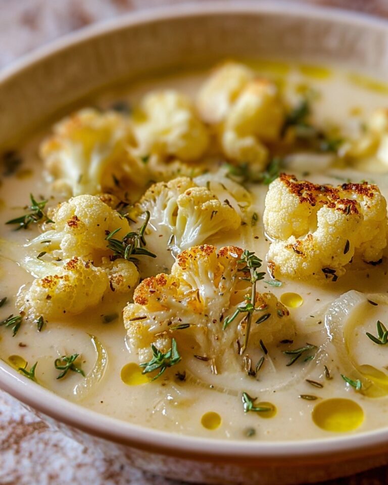 Mediterranean-Style Cauliflower Soup Recipe
