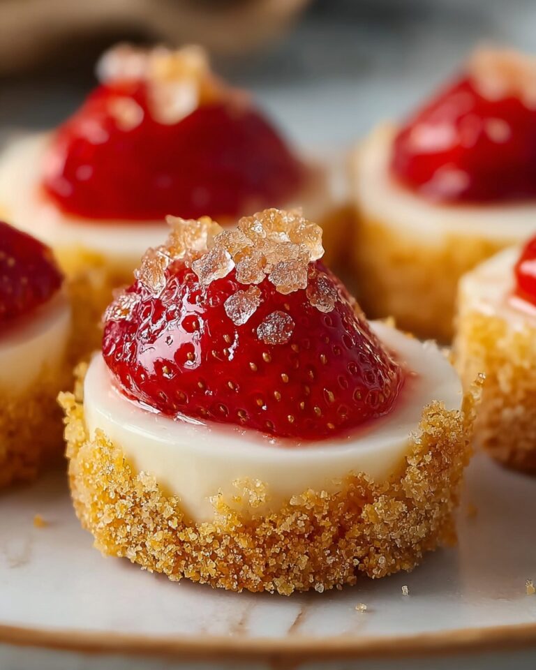 Mini Strawberry Crunch Cheesecake Bites Recipe