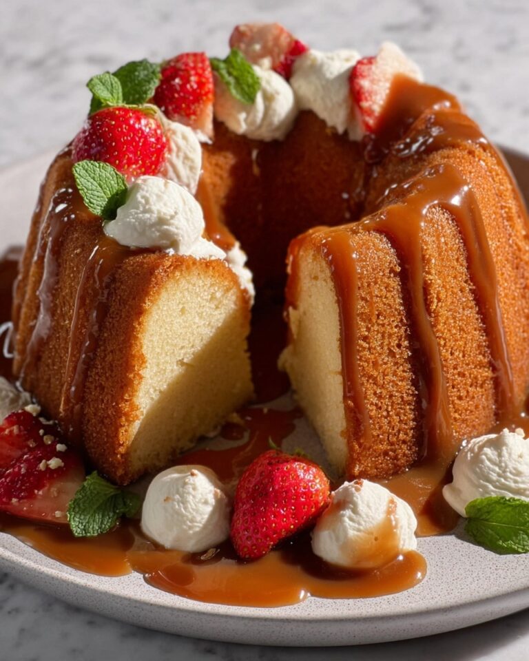 Salted Caramel Kentucky Butter Cake Recipe