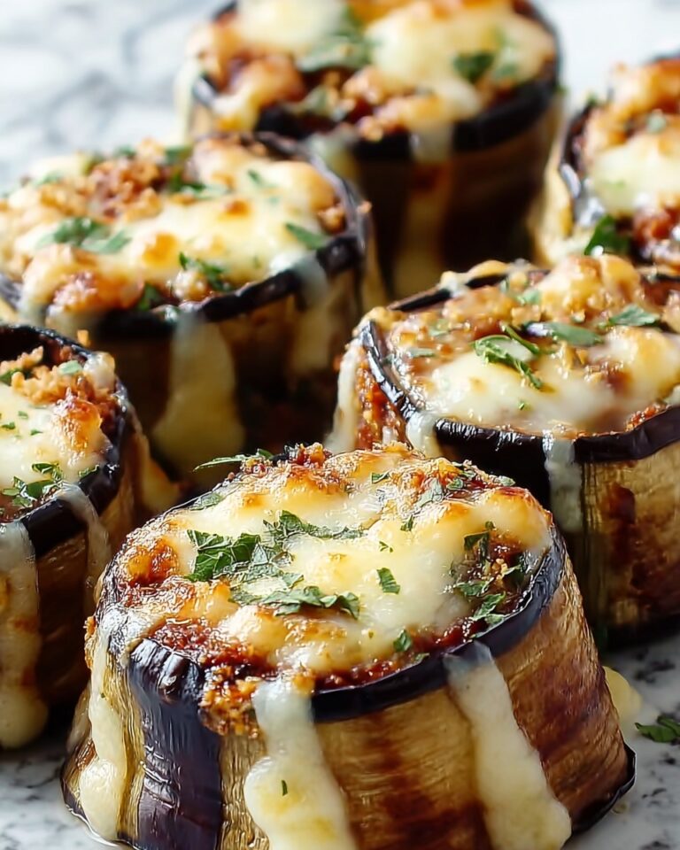 Cheesy Eggplant Rolls Recipe