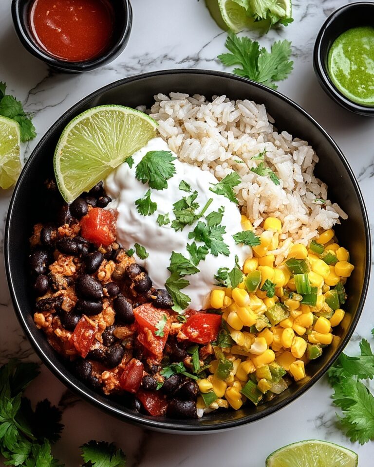 Healthy Turkey Taco Rice Bowl Recipe