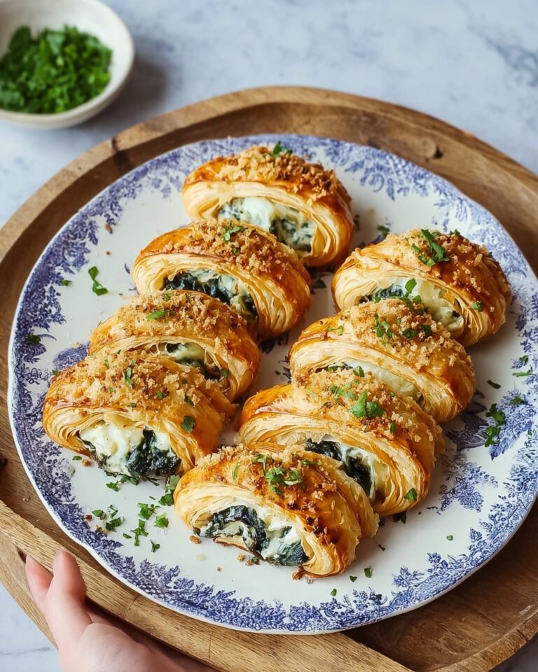 Spinach and Feta Puff Pastry Twists Recipe