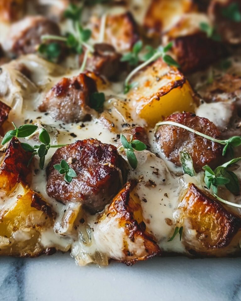 One-Pan Creamy Meat & Potato Skillet Recipe