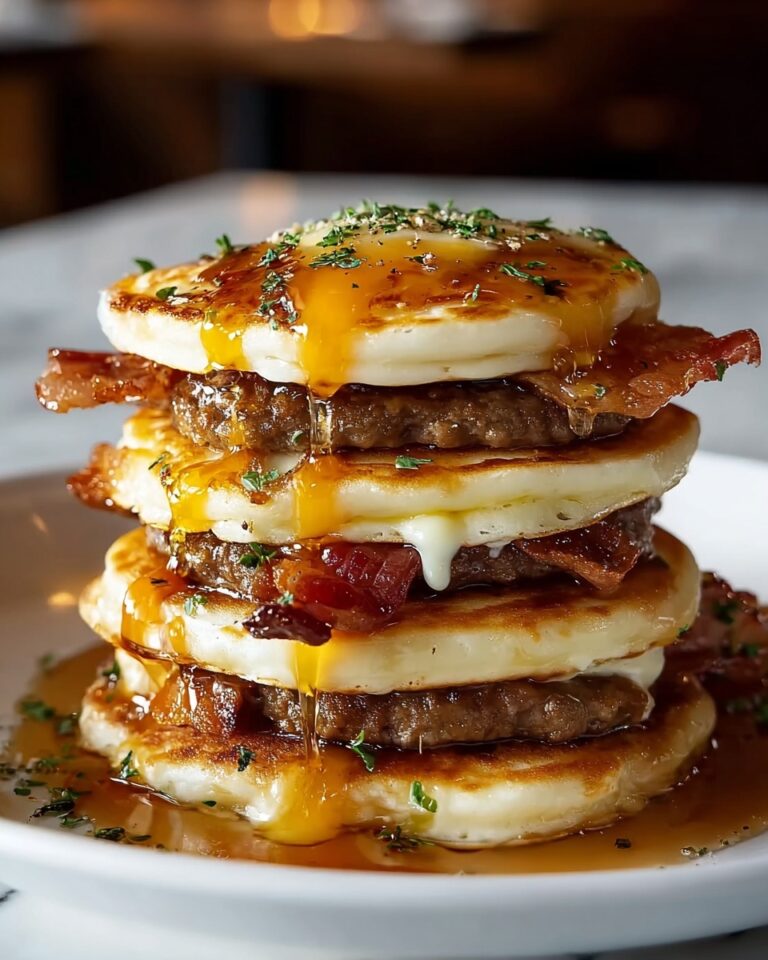 Truffle Butter Cheeseburger Pancake Sliders Recipe
