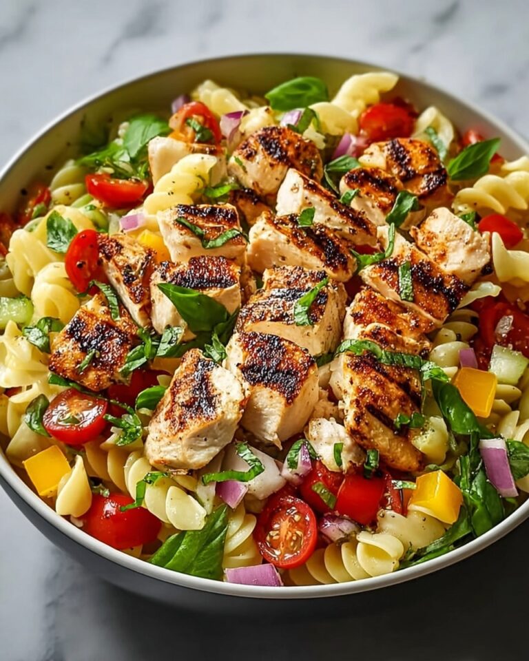 Mediterranean Chicken Pasta Salad Recipe
