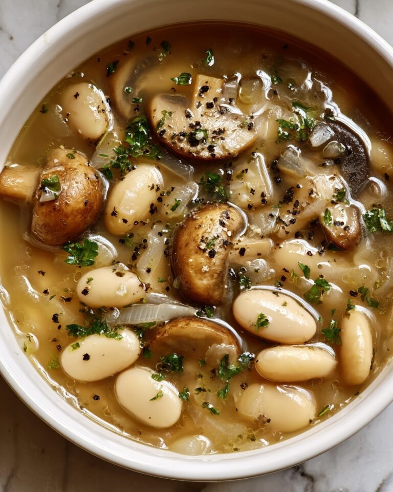 Earthy Mushroom and White Bean Stew Recipe