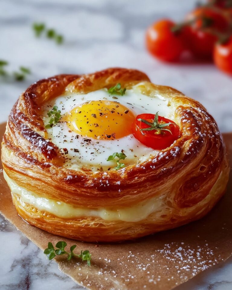 Egg & Cheese Stuffed Bazlama Bread Recipe