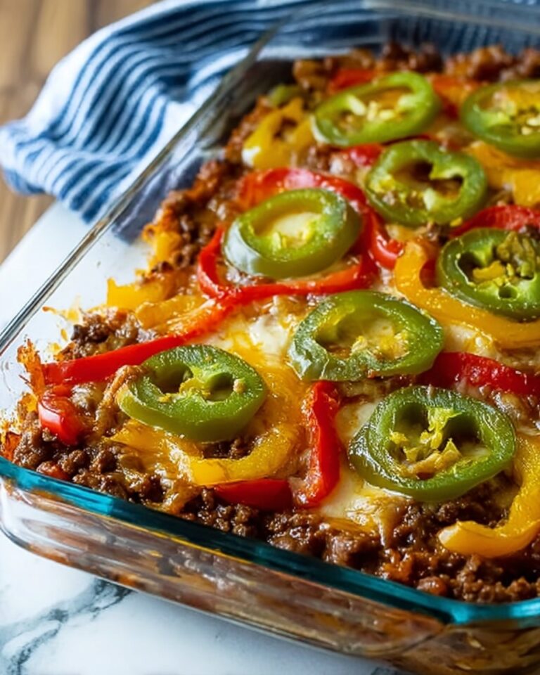 Southern Five Layer Beef Casserole Recipe