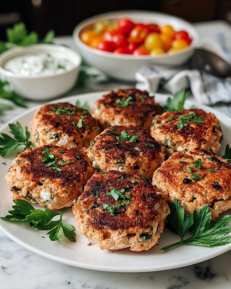 Mediterranean Chicken Patties Recipe